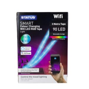 Status 153MTRGB Wifi LED RGB Colour Changing Tape Light 3 Metre