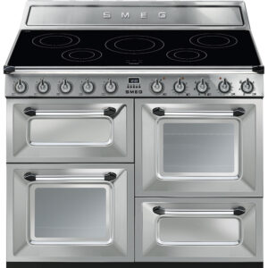 Smeg 110cm Victoria Range Cooker with Induction Hob Stainless Steel – TR4110IX-1