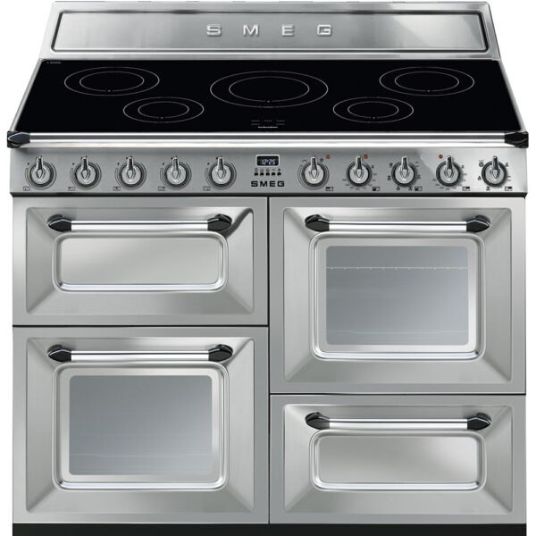 Smeg 110cm Victoria Range Cooker with Induction Hob Stainless Steel - TR4110IX-2