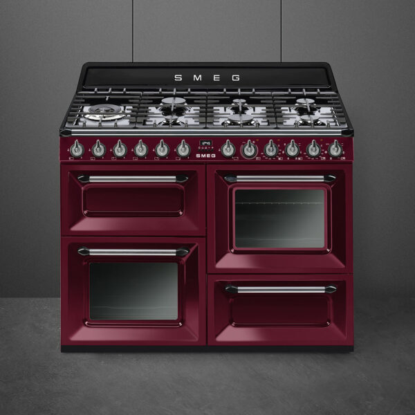 Smeg Victoria 110CM Duel Fuel Red Wine Cooker - TR4110RW1