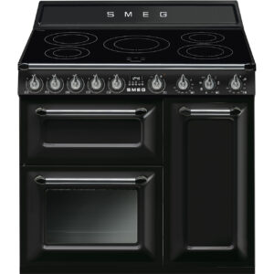 Smeg 90cm Traditional Range Cooker with Induction Hob - TR93IBL