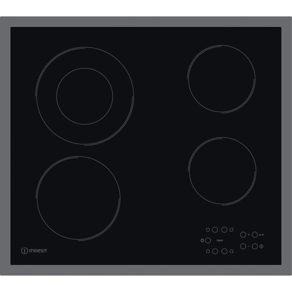 Indesit 58cm Touch Control 4 Zone Ceramic Hob - RI261X