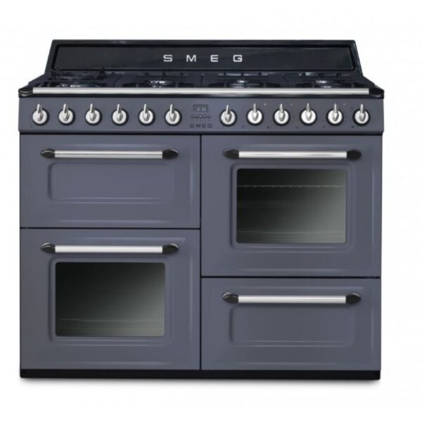 Smeg 110cm Dual Fuel Range Cooker - TR4110GR - Grey