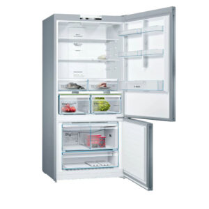 Bosch Serie 4 631L Free-Standing Fridge Freezer - Stainless Steel - KGN864IFA