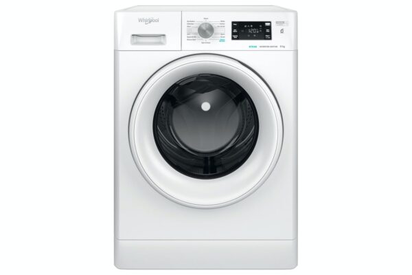 Whirlpool 9KG 1400SPIN Washing Machine - Freshcare+ - 6th Sense - FFB9458WVUKN