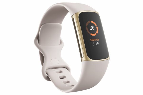 Fitbit Charge 5 Fitness And Health Tracker Lunar White / Soft Gold - 79-FB421GLWT