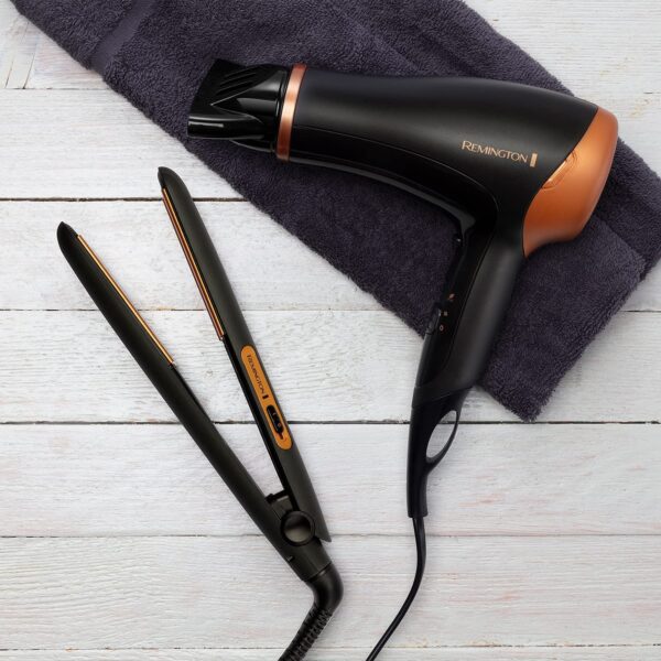 Remington Hair Care Gift Set – Black & Gold – D3012GP