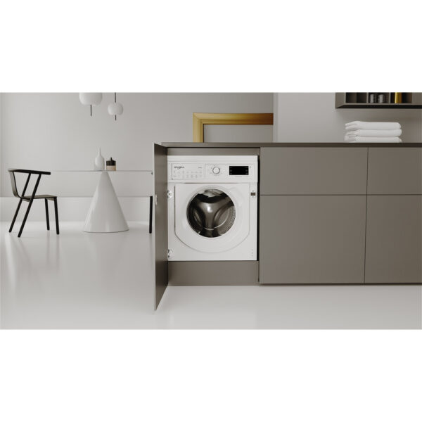 Whirlpool 9KG/6KG 1351 Spin Integrated Washer Dryer - White - BIWDWG961484