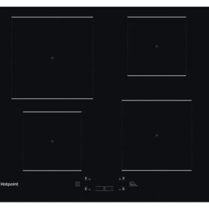 Hotpoint 60cm 4 Zone Ceramic Induction Hob Black  – TQ4160SBF