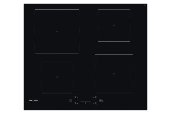 Hotpoint 60cm 4 Zone Ceramic Induction Hob Black  - TQ4160SBF