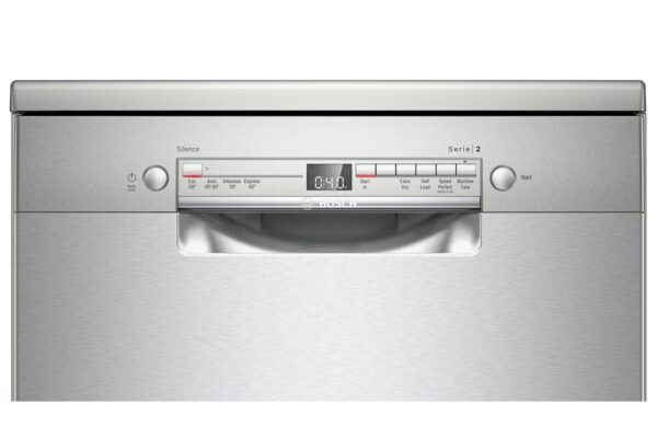 Bosch Serie 2 60cm Freestanding Dishwasher – Silver Inox | SGS2ITI41G