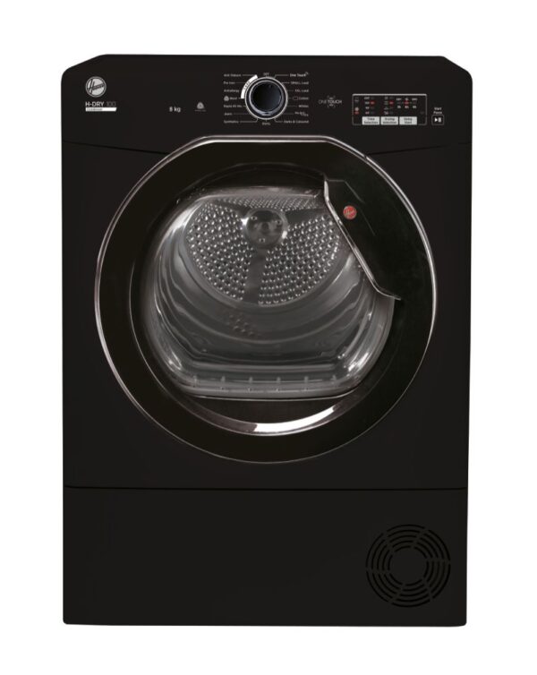 Hoover 8KG Condenser Tumble Dryer Black – HLEC8LGB-80