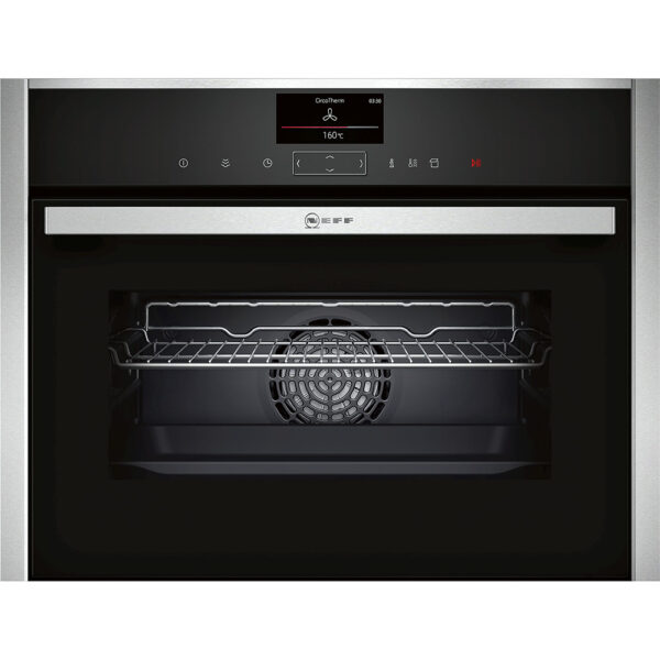 Neff N 90 Built-In Compact Oven with Steam Function Stainless Steel - C17FS32H0B