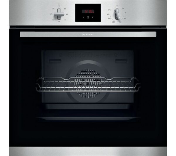 Neff 56cm Built In Electric Single Oven Stainless Steel - B1GCC0AN0B