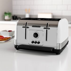Morphy Richards Venture White 4 Slice Toaster – 240134