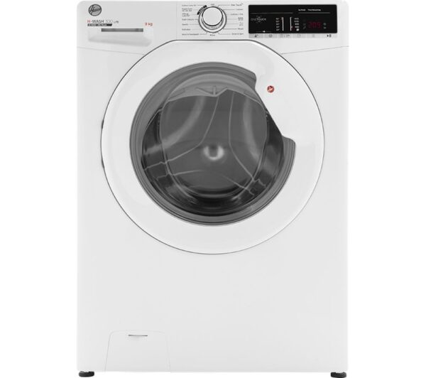 Hoover H-Wash 300 9kg 1400rpm Freestanding Washing Machine White - H3W492DE-80