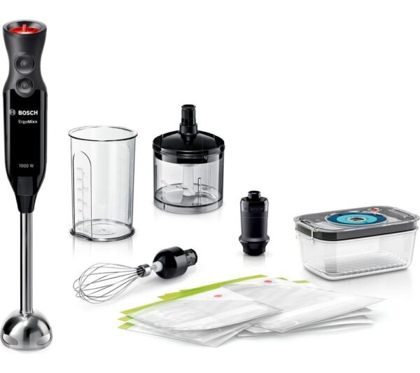 Bosch ErgoMixx Hand Blender Black & Silver - MS6CB61V5G