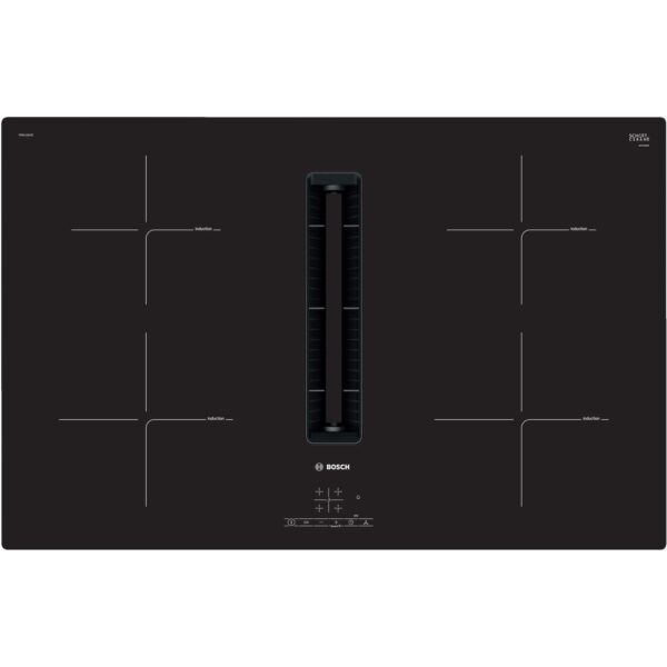 Bosch PIE811B15E 80cm Touch Control Venting Hob Black Glass-PIE811B15E