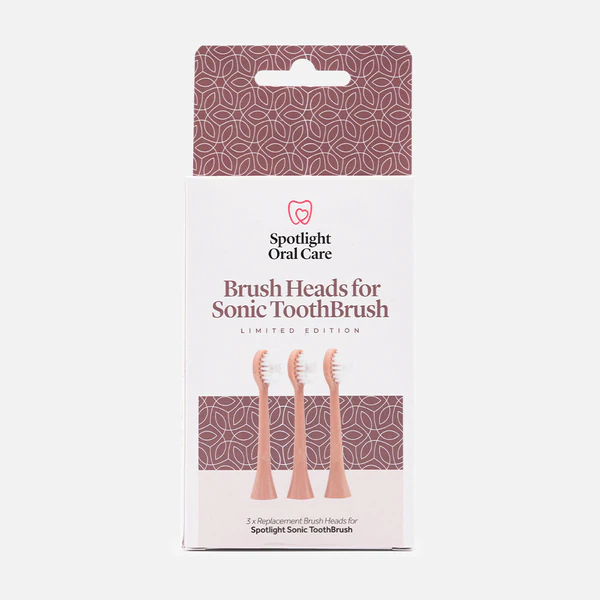 Spotlight Sonic Toothbrush Replacement Heads – Rose Gold – 561494