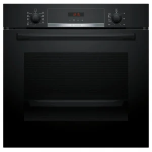 Bosch Serie 4, Pyrolitic Single Oven, 60 cm, Black – HBS573BB0B