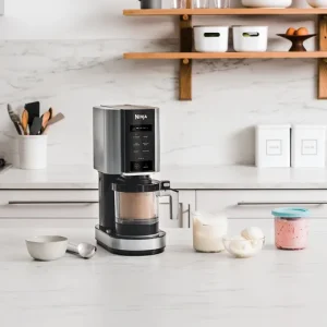 NINJA Creami Ice Cream & Frozen Dessert Maker Black & Silver - NC300UK