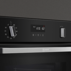 BOSCH Series 6, Built-in oven with added steam function, 60 x 60 cm, Stainless steel – HRS538BS6B