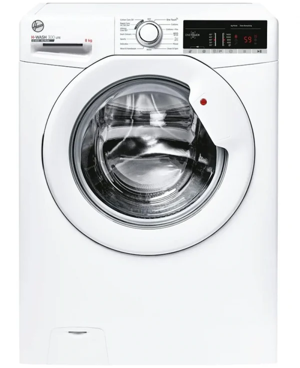 HOOVER 8KG 1400 SPIN WASHING MACHINE – H3W48TE-80