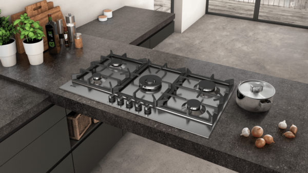 Neff 90cm Five Burner Gas Hob Stainless Steel – T29DS69N0