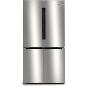 Bosch Serie | 4, French Door Bottom freezer, multiDoor, 183 x 91 cm, Stainless steel (with anti-fingerprint) – KFN96VPEAG