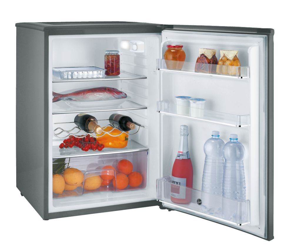 Hoover 127L Undercounter Larder Fridge Stainless Steel HFLE54XKN