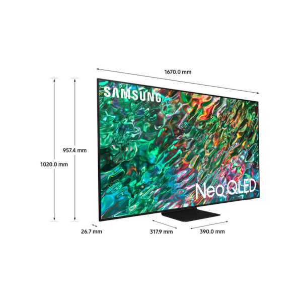 Samsung  75″ 4K Ultra HD Series 9 Smart TV Wi-Fi Titanium – QE75QN90BATXXU