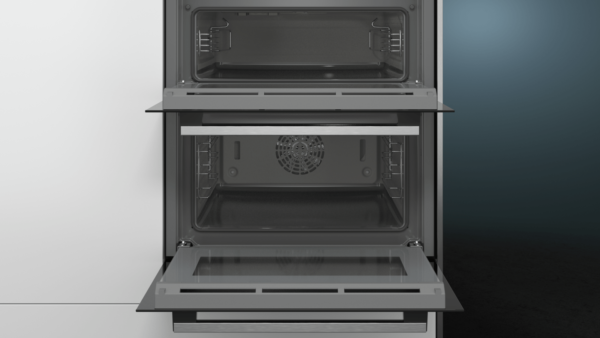 Siemens iQ500 Double Under Oven Stainless steel - NB535ABS0B - Image 2