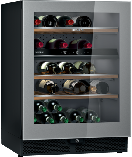 Siemens iQ500, Wine cooler with glass door – KW16KATGAG