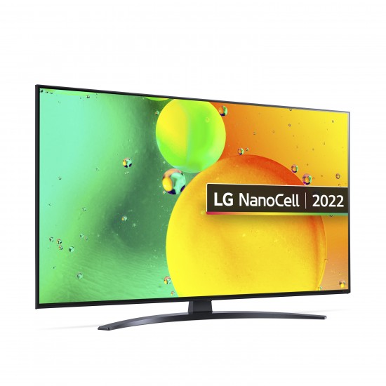 LG Nano76 43″ 4K Ultra HD HDR Nanocell Smart TV (2022) | 43NANO766QA.AEK