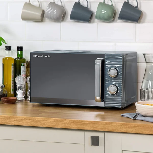 Russell Hobbs 700w Inspire Grey Manuel Microwave - RHM1731G