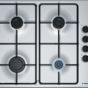 BOSCH Series 2, gas hob, 60 cm, Stainless steel - PBP6B5B80