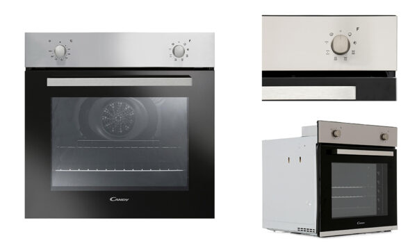 Candy 65L Electric Single Oven – Stainless Steel | FCP600X/E