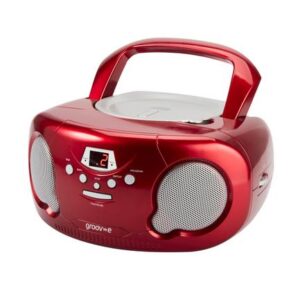 GROOV-E RADIO AND CD PLAYER RED – 295000