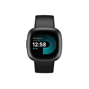 Fitbit Versa 4 Health & Fitness Smart Watch – Black & Graphite – 79-FB523BKBK