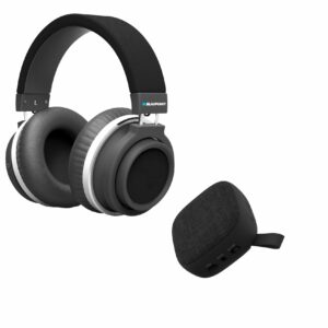Blaupunkt Wireless Headphones with microphone + Portable Speaker black – BLP1700