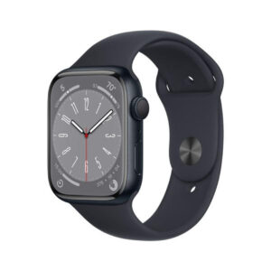 Apple Watch Series 8 GPS 45mm Midnight Aluminium Case with Midnight Sport Band – Regular | MNP13B/A