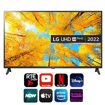 LG 50UQ75006LF.AEK 50″ Smart 4K Ultra HD HDR LED TV-50UQ75006LF.AEK