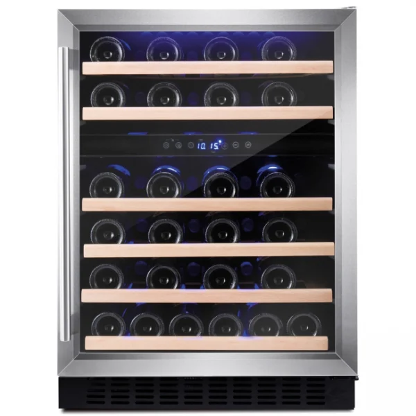 AMICA 60cm Wine Cooler – Stainless Steel - AWC600SS