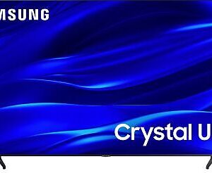 Samsung HDR 4K Ultra HD Smart TV, 43 inch with TVPlus, Black – UE43AU7100