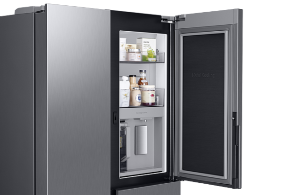 SAMSUNG Series 9 Beverage Center American-Style Fridge Freezer – Stainless Silver – RH69B8931S9/EU