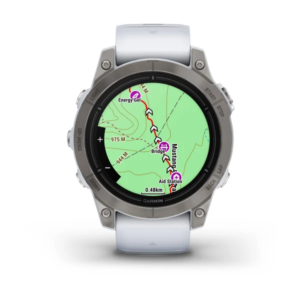 Garmin Epix Pro 010-02803-21 (Gen 2) Sapphire Edition | 47 mm Titanium with Whitestone Band