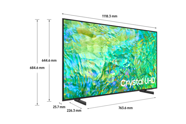 Samsung CU8070 43″ Crystal 4K Ultra HD HDR Smart TV (2023) – UE43CU8070UXXU