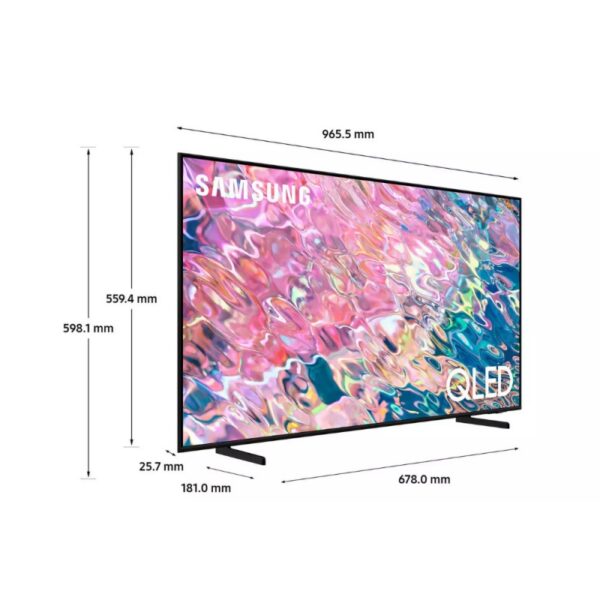 Samsung Q60C 43″ 4K HDR QLED Smart TV – QE43Q60CAUXXU