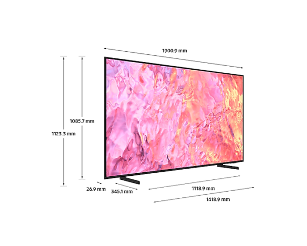 Samsung Q60C 85″ 4K HDR QLED Smart TV – QE85Q60CAUXXU