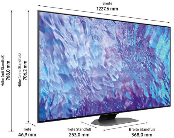Samsung Q80C 55″ 4K Ultra HD HDR QLED Smart TV – QE55Q80CATXXU